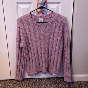 pink/purple abercrombie sweater